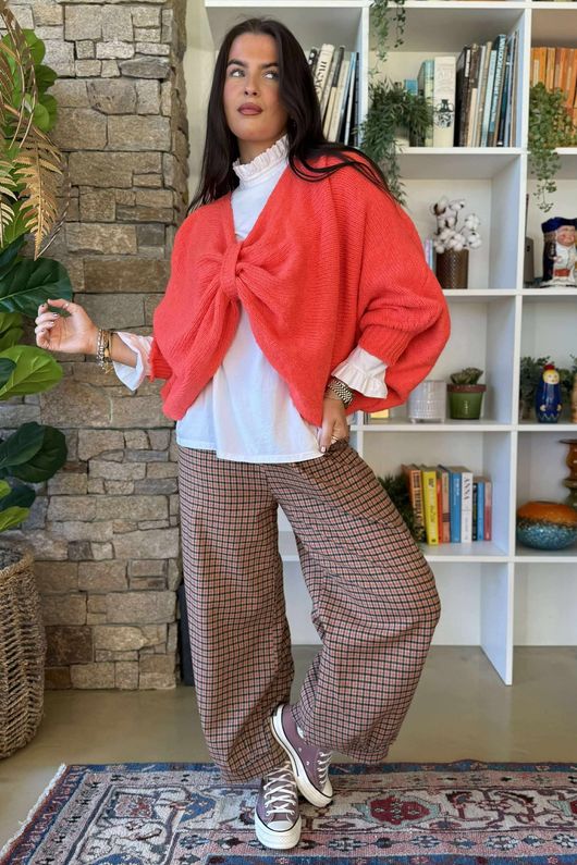 Big Softie Batwing Or Butterfly Knit Watermelon